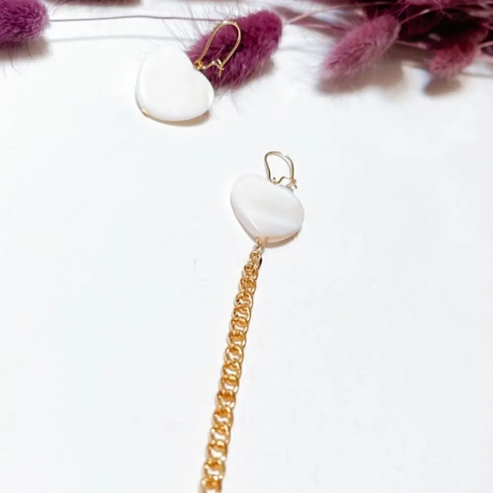 Heart earrings R 439 - Picture 2 of 5